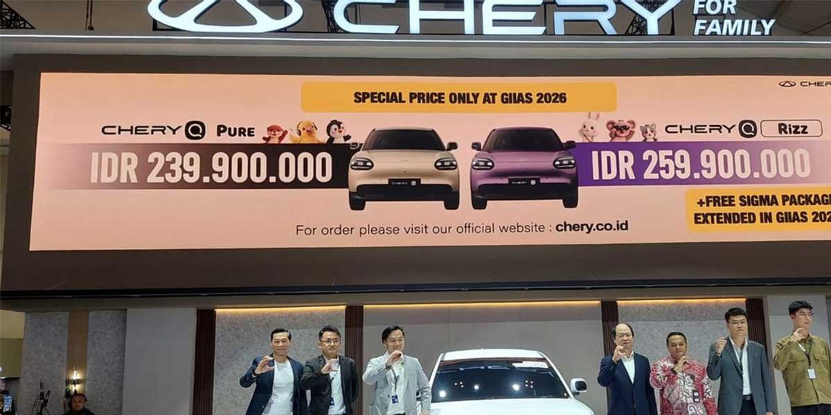 Promo Chery Q di GIIAS 2026, Mobil Listrik 400 Km